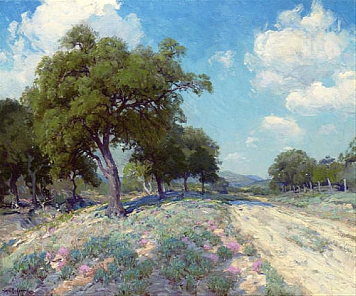 Road through the Trees, 1915 - Роберт Джулиан Ондердонк