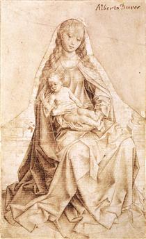 Богородица с благословенным младенцем - Рогир ван дер Вейден