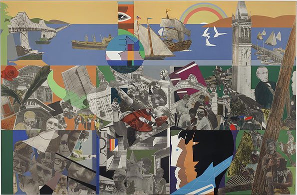 Berkeley - The City and Its People, 1973 - Romare Bearden