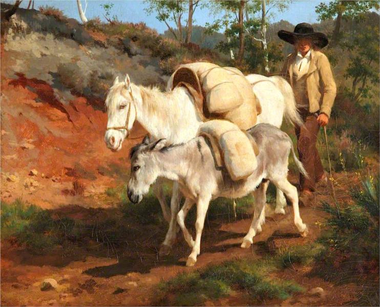 The Return from the Mill, 1870 - Роза Бонер