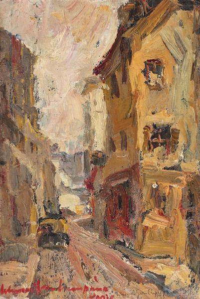 Street in Montmartre, 1932 - Рудольф Швейцер-Кумпана