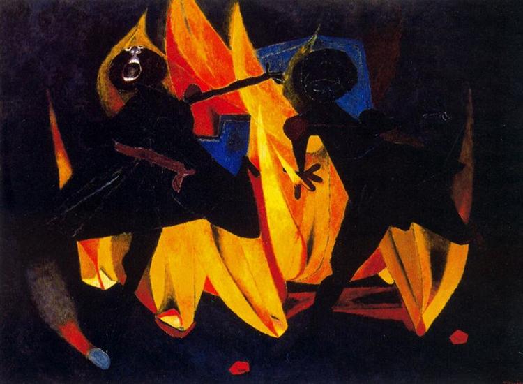 Children Playing with Fire, 1947 - Руфіно Тамайо