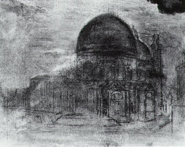 Cathedral (unfinished), c.1960 - Salvador Dali