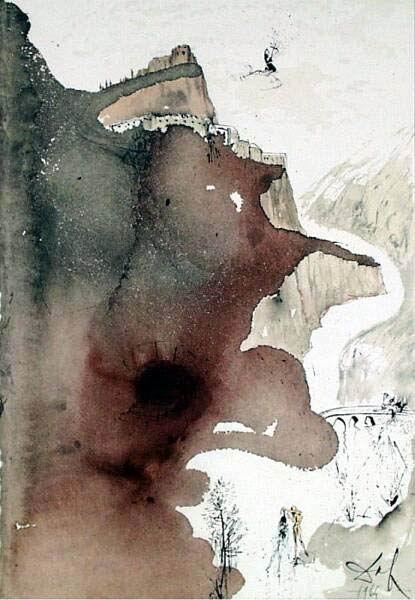 Et baptizatus est a Ioanne in Iordane (Luke 3:3), c.1964 - Salvador Dalí