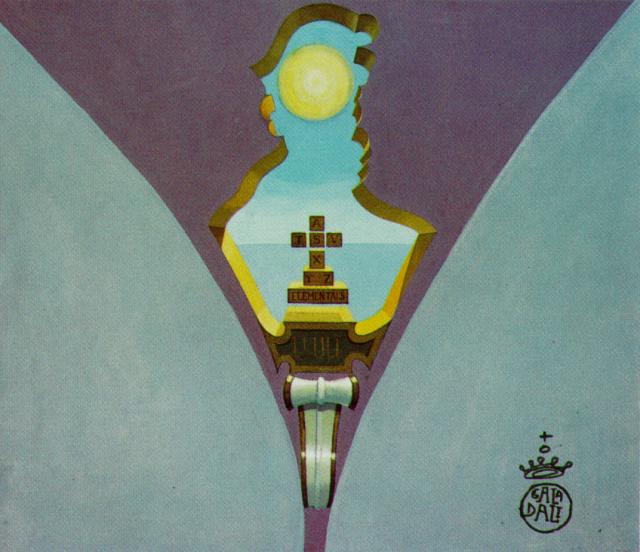 Homage to Raimundus Lullus (design for a ceiling painting), 1975 - Salvador Dalí