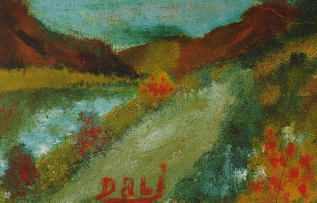 Landscape, c.1916 - Сальвадор Дали