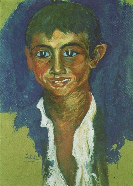 Portrait of a Gipsy, 1919 - Salvador Dali