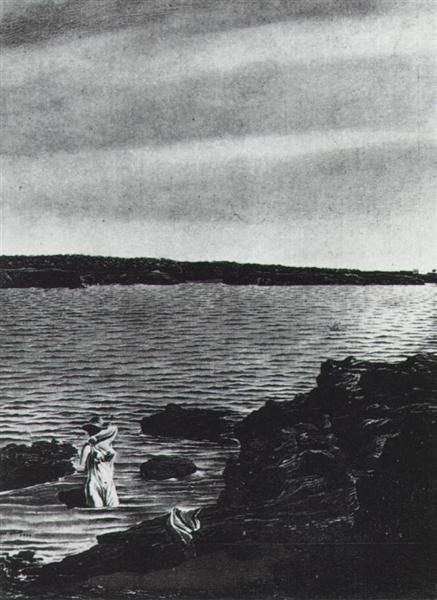 Rocks of Liane (first version), 1926 - Сальвадор Дали