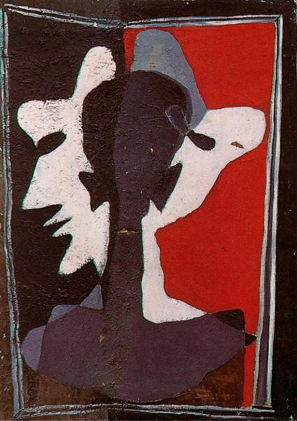 Self-Portrait Being Duplicated into Three, 1926 - 1927 - Salvador Dali