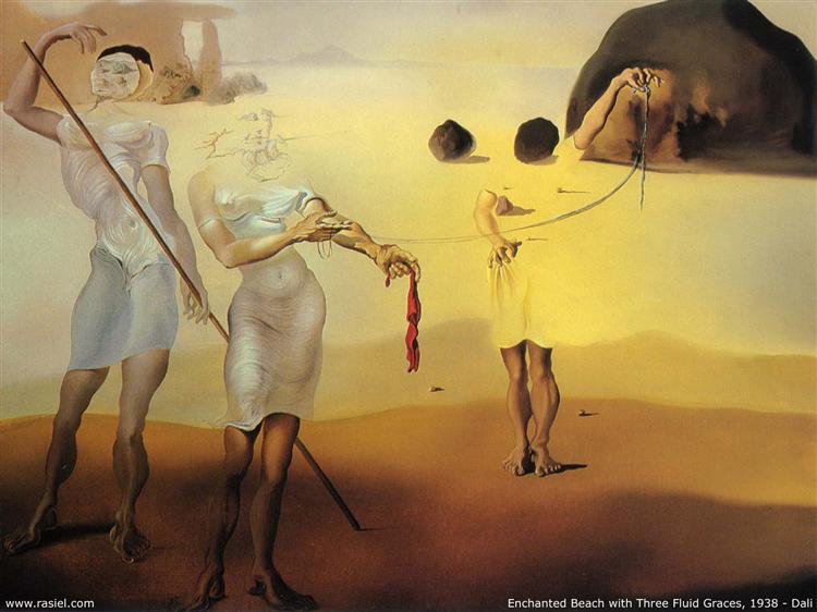 The Enchanted Beach, 1938 - Salvador Dali