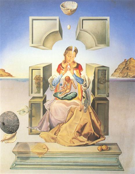 The First Study for the Madonna of Port Lligat, 1949 - Salvador Dali