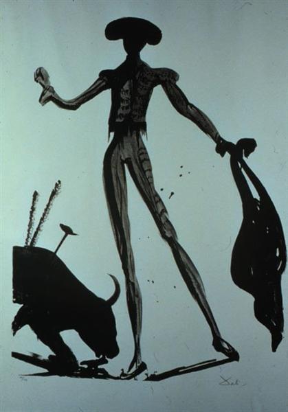 Toreo Noir, 1969 - Salvador Dali