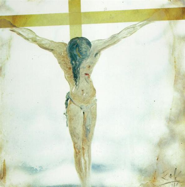 Untitled (Apocalyptic Christ; Christ with Flames), 1965 - Salvador Dali