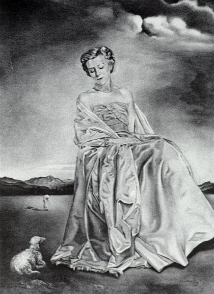 Untitled - Portrait of a Woman, 1945 - 達利