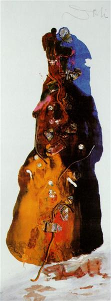 Untitled (The Lady of Avignon), c.1960 - Salvador Dali