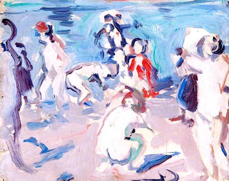 Bathers (Étaples), 1906 - Семюел Пепло