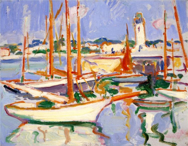 Boats at Royan, 1910 - Сэмюэл Пепло
