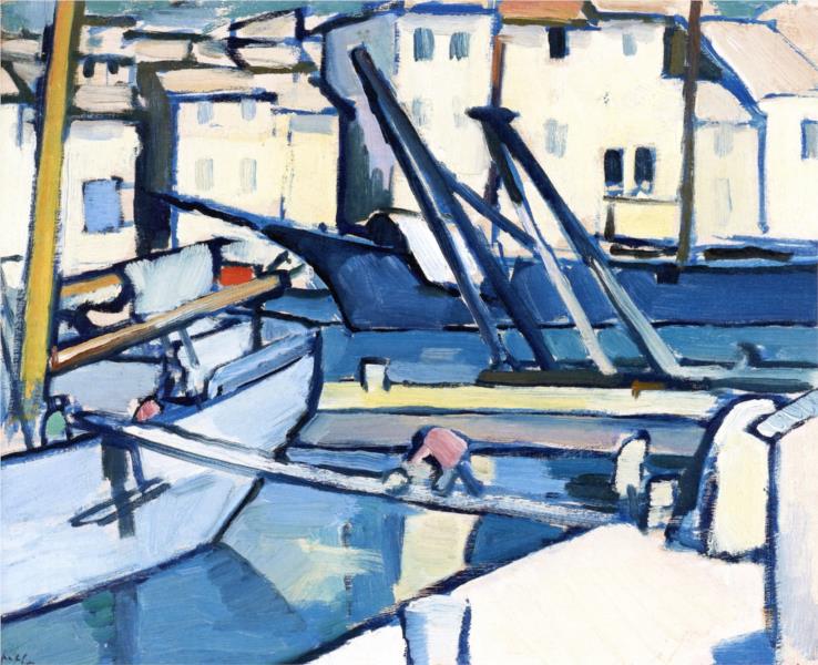 In Port, Cassis, 1913 - Семюел Пепло
