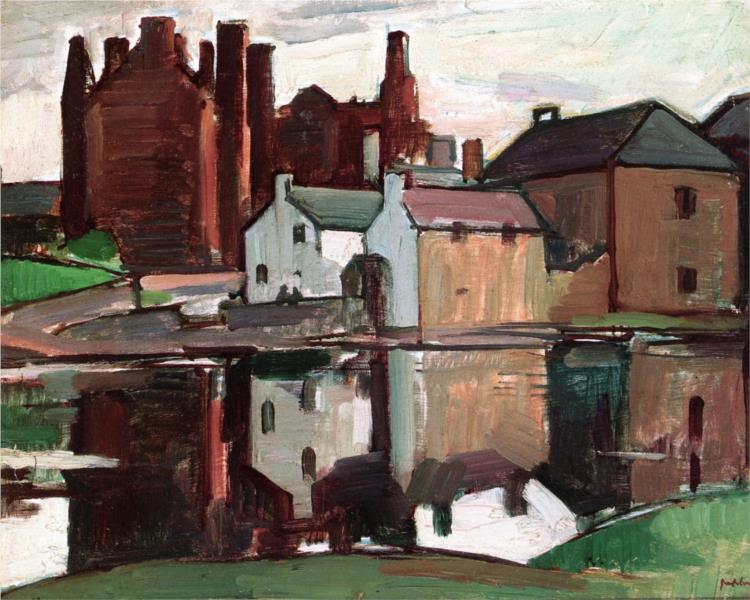 Kirkcudbright Castle, Reflections, 1916 - Samuel Peploe