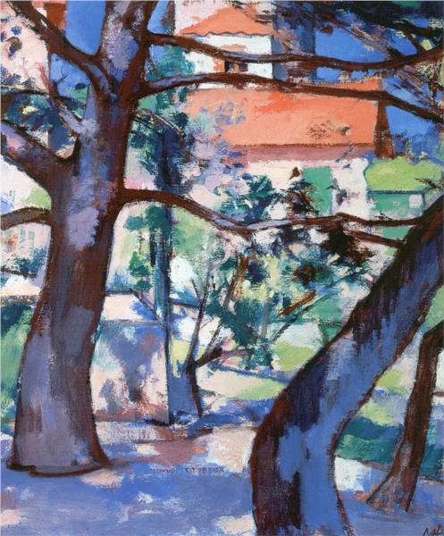 Landscape, Cassis, France, 1924 - Сэмюэл Пепло