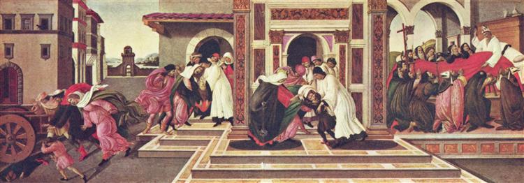 Scenes from the Life of Saint Zenobius, 1500 - 1505 - Sandro Botticelli