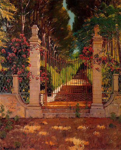 The gate - Santiago Rusiñol