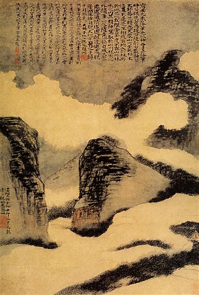 Mountains in the Mist, 1702 - Shitao