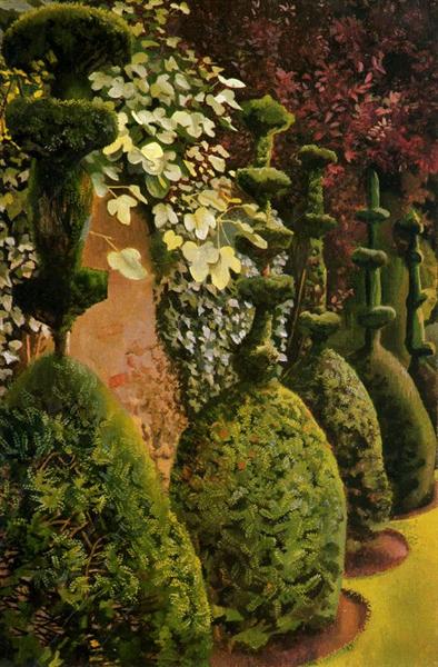 Clipped Yews, 1935 - Стэнли Спенсер