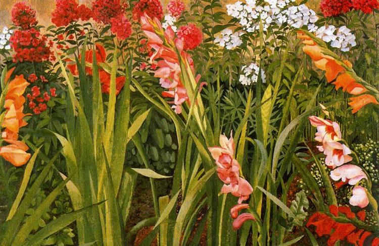 Garden Study, 1947 - Стэнли Спенсер