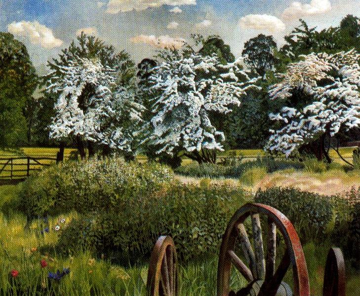 Marsh Meadows, Cookham, 1943 - Стенлі Спенсер