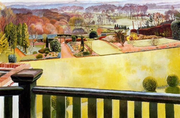 Oxfordshire Landscape, 1939 - Стэнли Спенсер