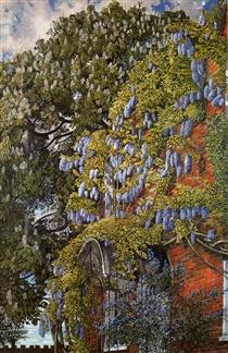 Wisteria at Englefield - Stanley Spencer
