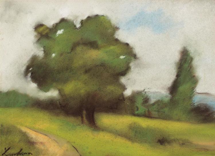 Countryside Path (Brebu), 1909 - Штефан Лучиан