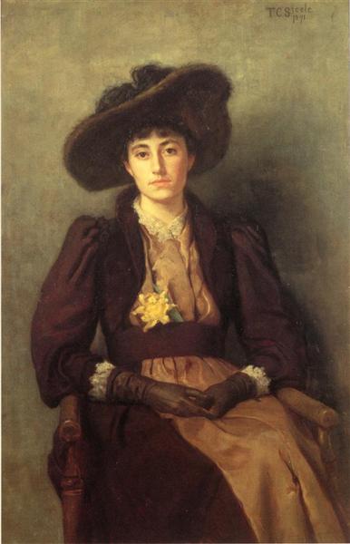 Portrait of Daisy, 1891 - T. C. Steele