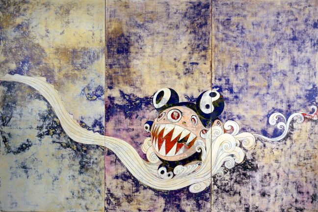 Takashi Murakami Eye Love Superflat (white) (Signed Print) 2003
