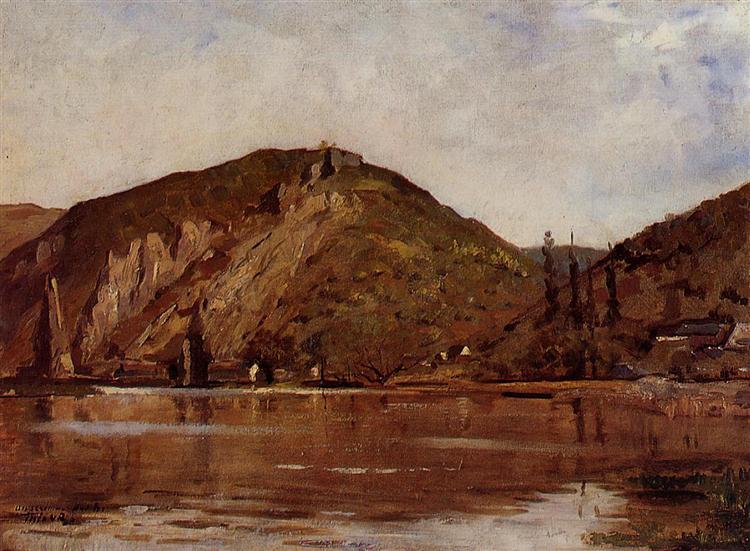 Meuse River around Namur, 1880 - Theo van Rysselberghe