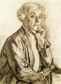 Portrait of Maria van Rysselberghe - Тео ван Ріссельберг