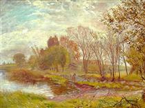 Autumn landscape - Theodor Philipsen