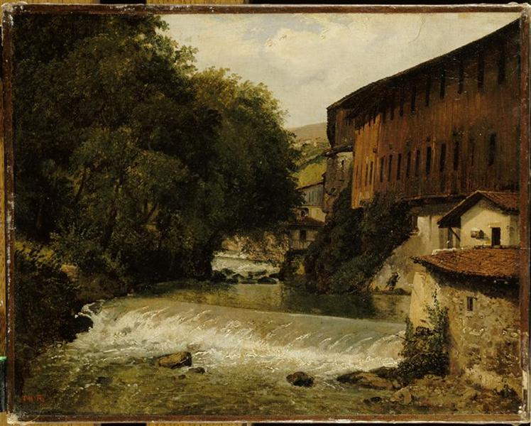 Mills of Thiers - Theodore Rousseau