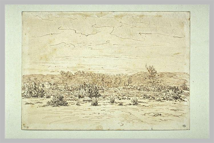 View of Mountains Girard - Théodore Rousseau
