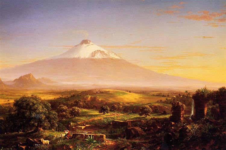 Mount Aetna from Taormina, 1842 - Томас Коул