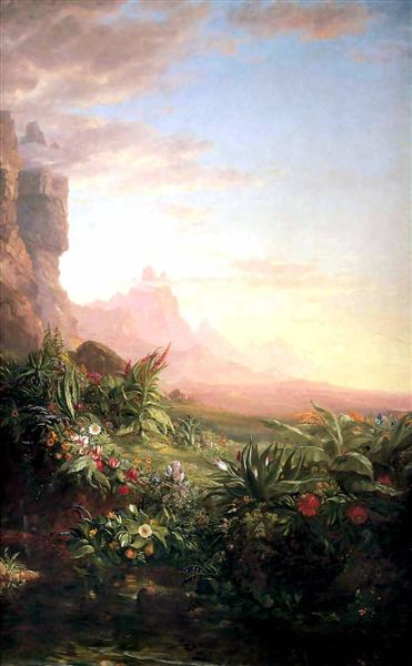 The Voyage of Life: Childhood (detail) - Thomas Cole