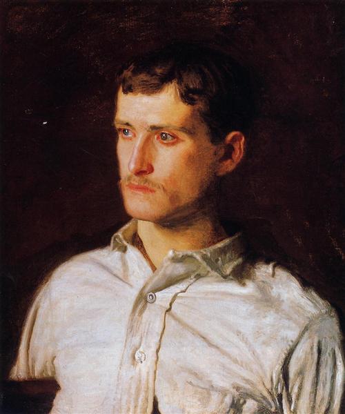 Portrait of Douglass Morgan Hall, 1889 - 湯姆·艾金斯