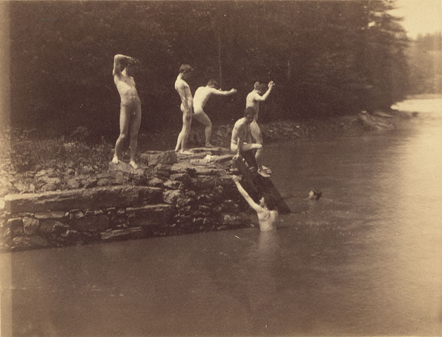 Study for The bathhole, 1883 - Томас Ікінс
