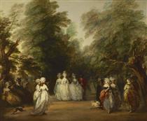 The Mall in St. James's Park - Thomas Gainsborough