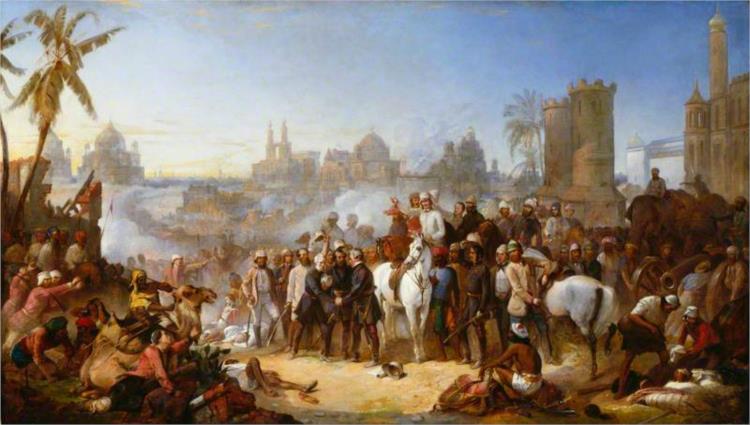 The Relief of Lucknow, 1857, 1859 - Томас Джонс Бейкер