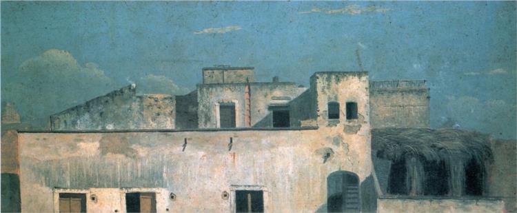 Rooftops, Naples, 1782 - Томас Джонс