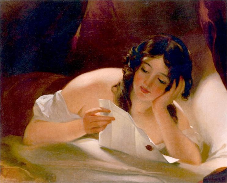 The Love Letter, 1834 - Thomas Sully