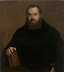 A monk with a book - Ticiano Vecellio