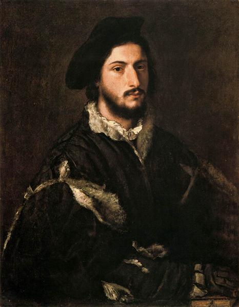 Portrait of Vincenzo Mosti, c.1520 - Тиціан